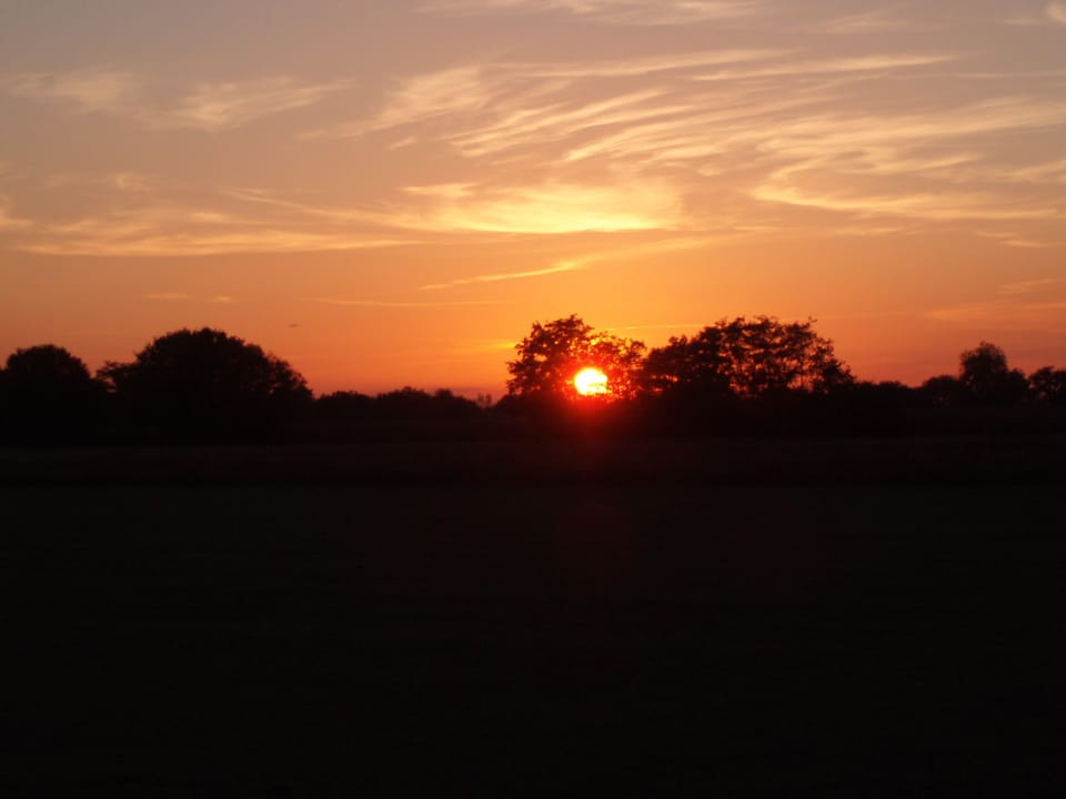 from patio evening sunset