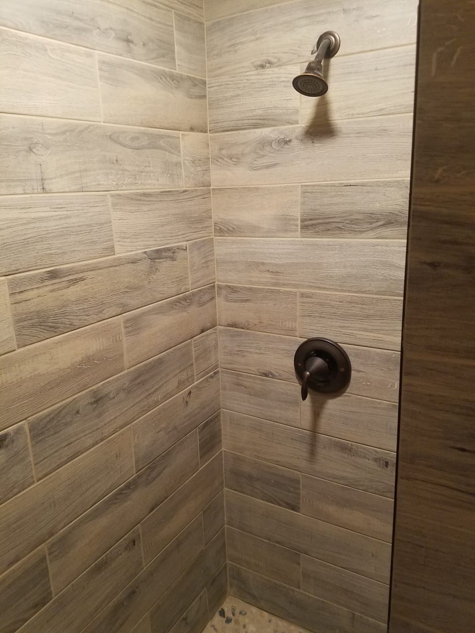 Tile shower