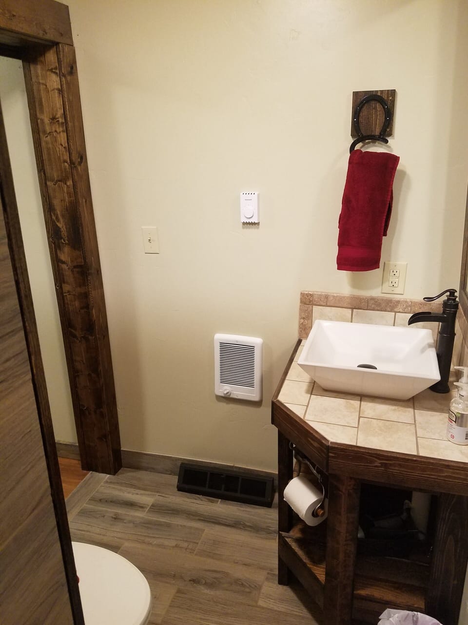 Tile bathroom