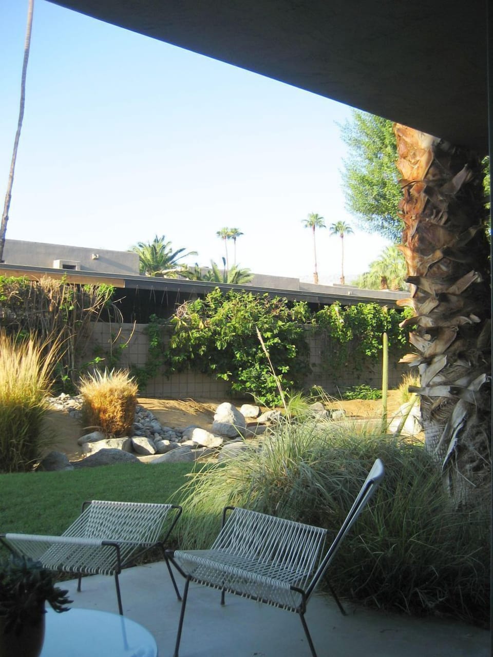 Another patio view