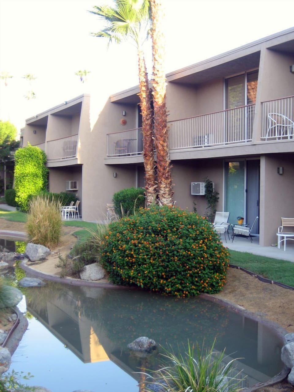 View looking in from the creek