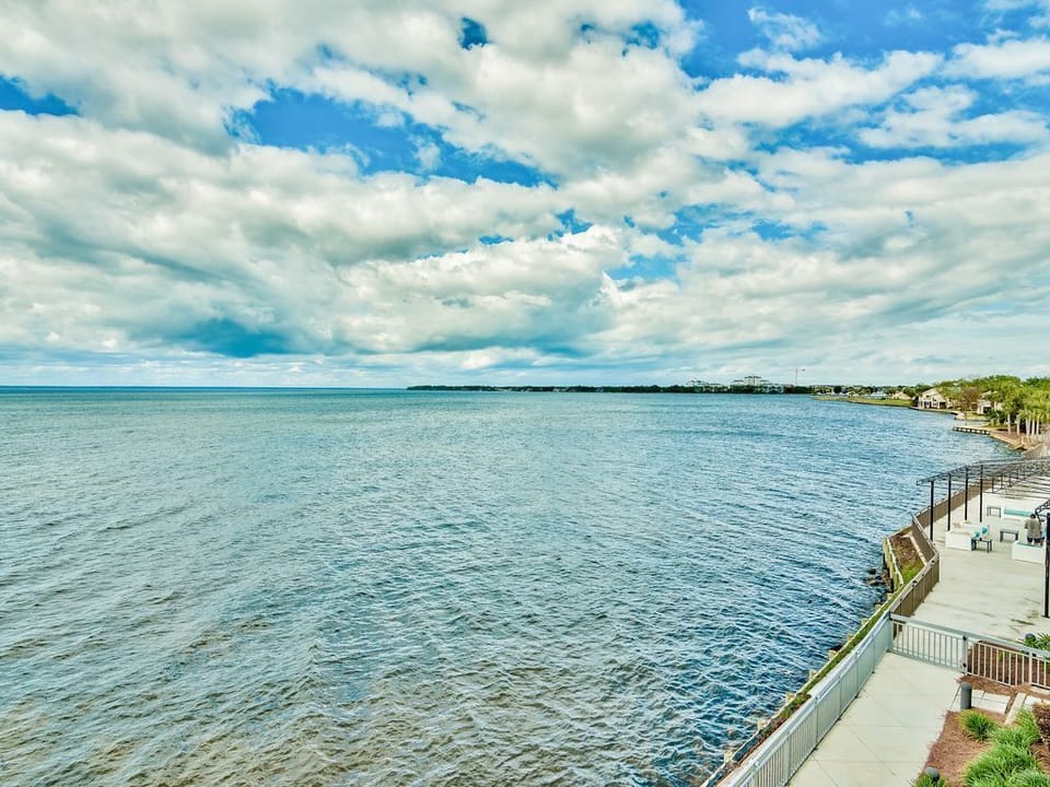 Views of Choctawhatchee Bay from your private balcony