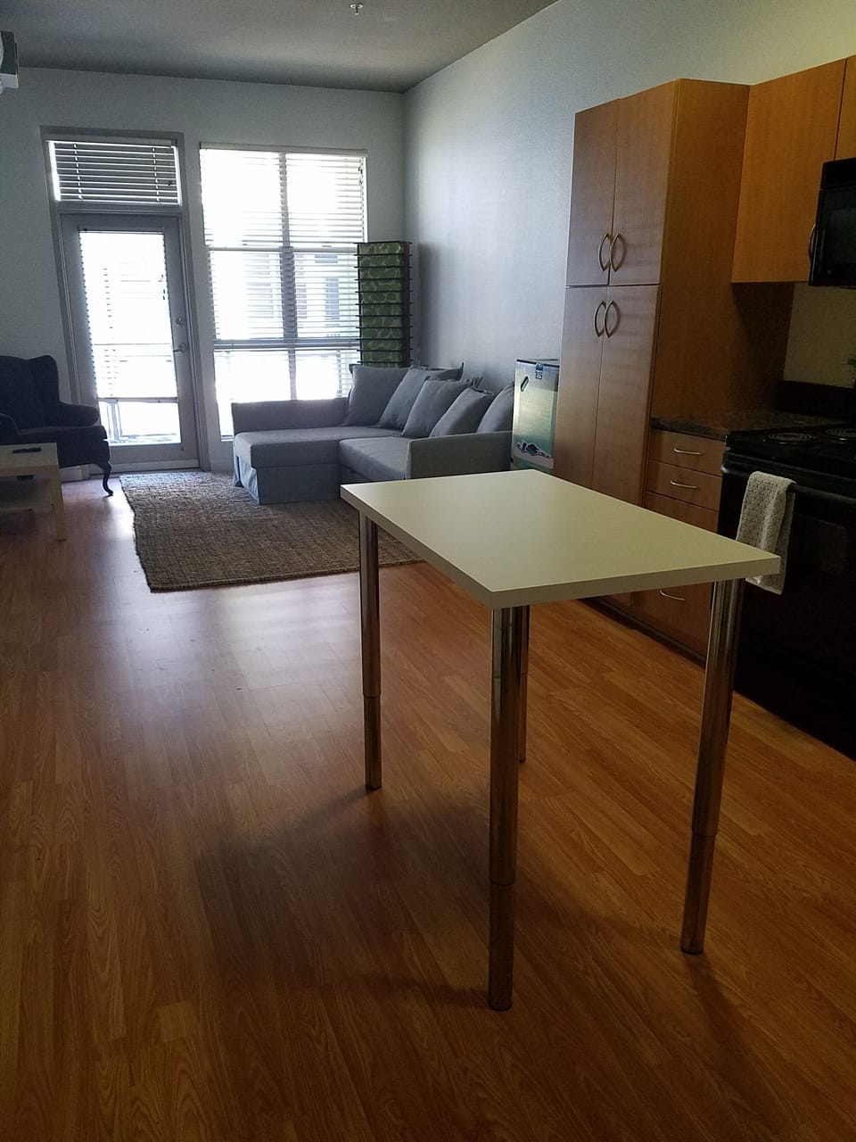Living area shown with natural lighting