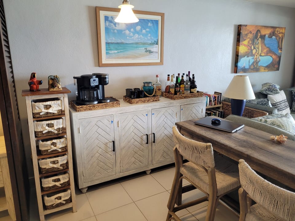 new coffee and beverage side board