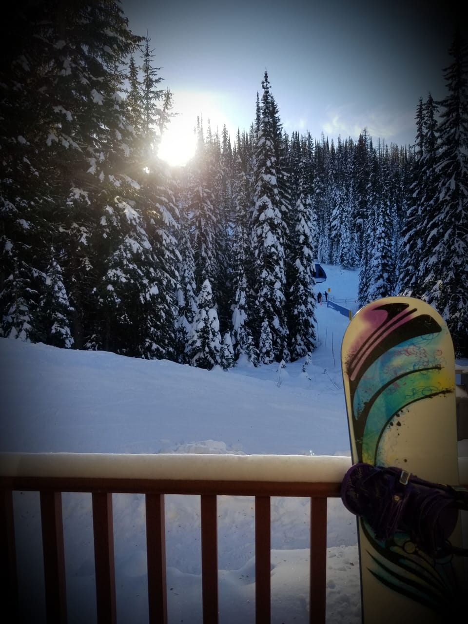 Catching Fresh Tracks