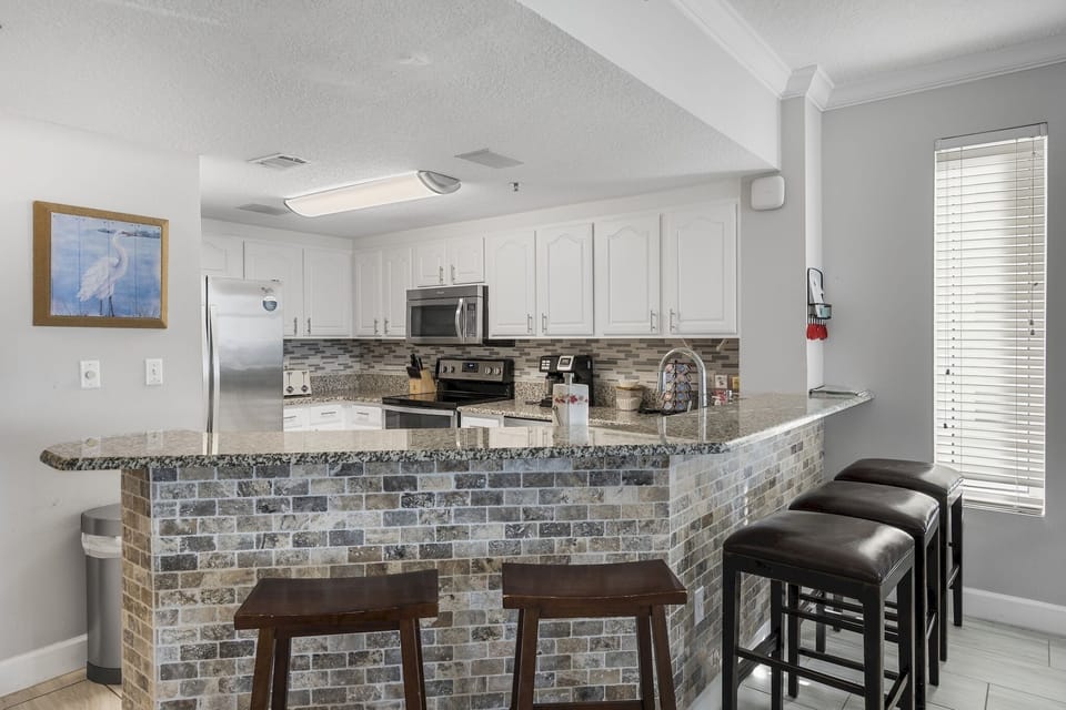 Large kitchen with everything you need to  prepare meals for your family