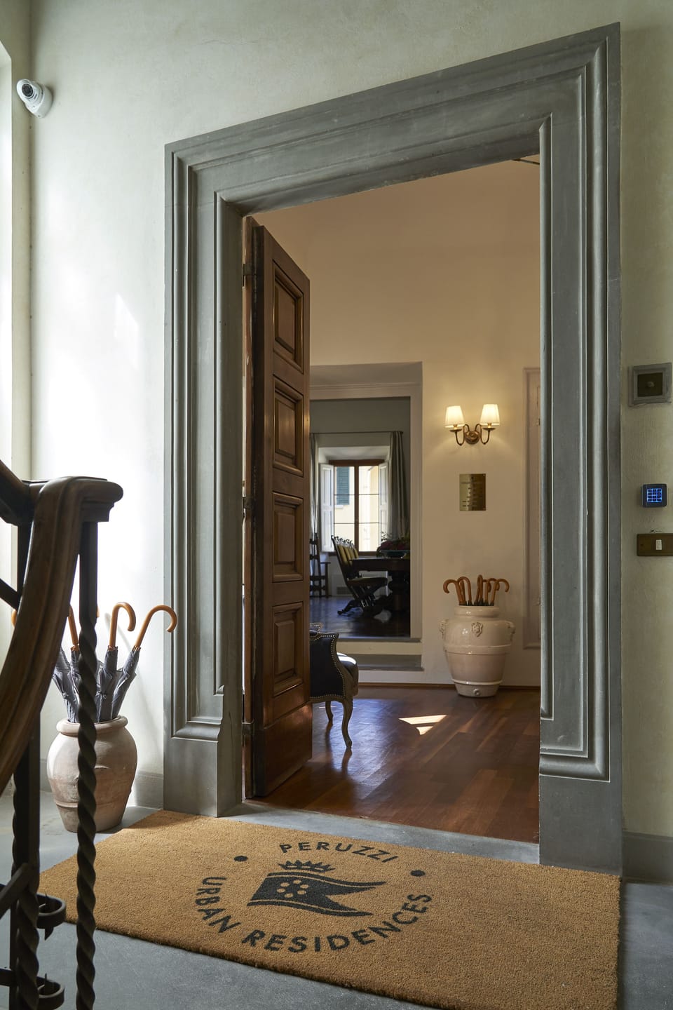 Interior entrance