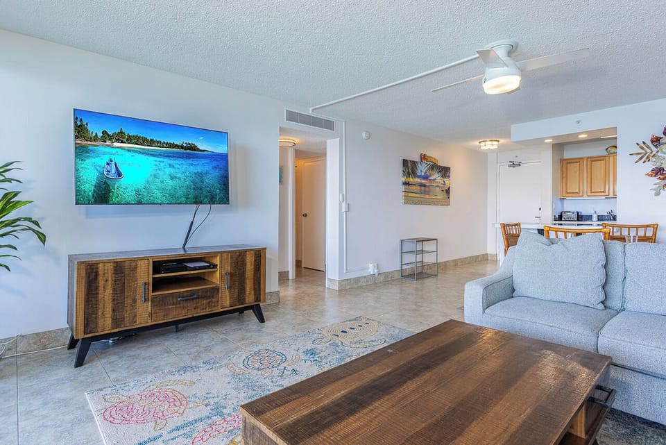 Comfortable coastal inspired space perfect for family time