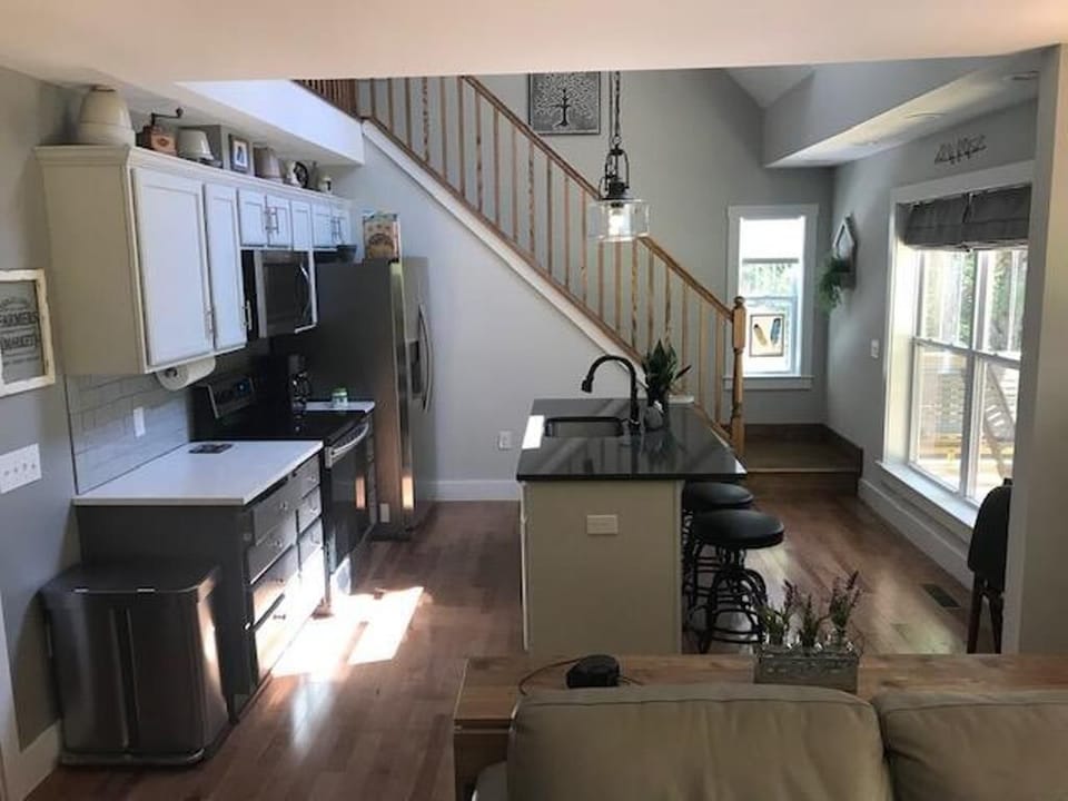 Kitchen from living room