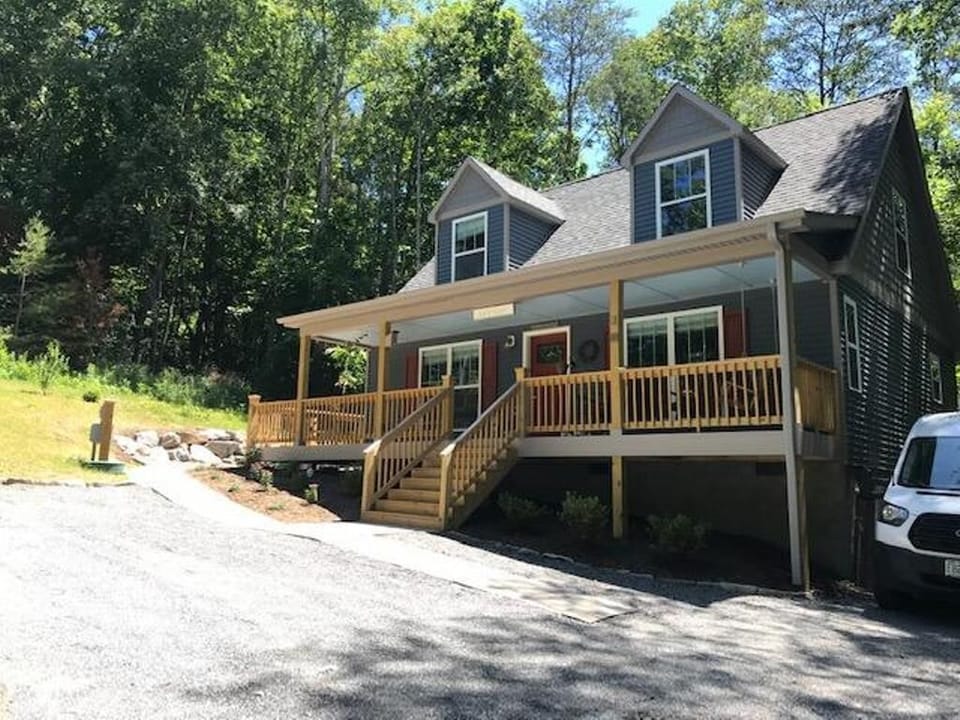 From driveway