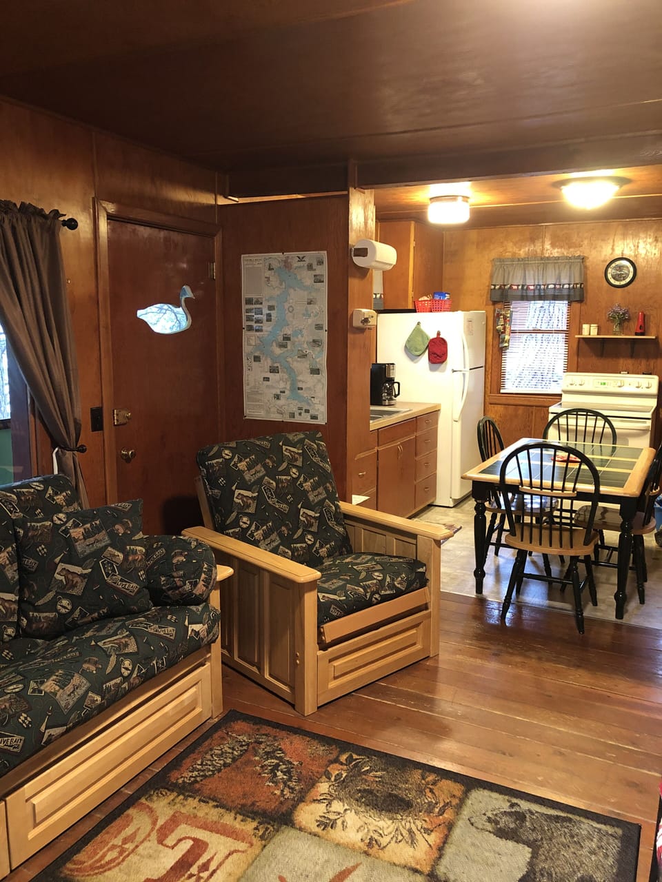 Futon available for additional sleeping area upstairs 