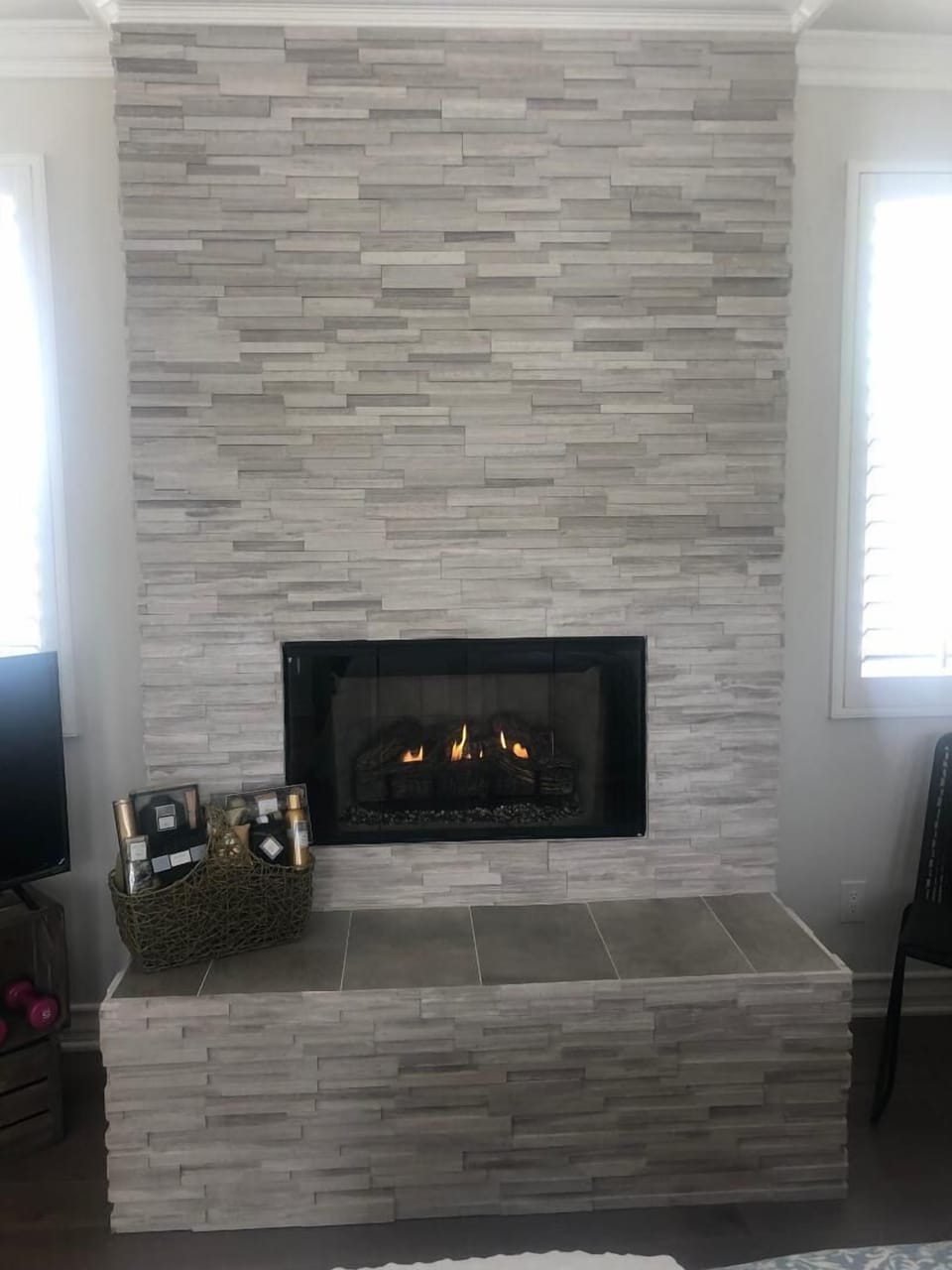 master bedrm fireplace