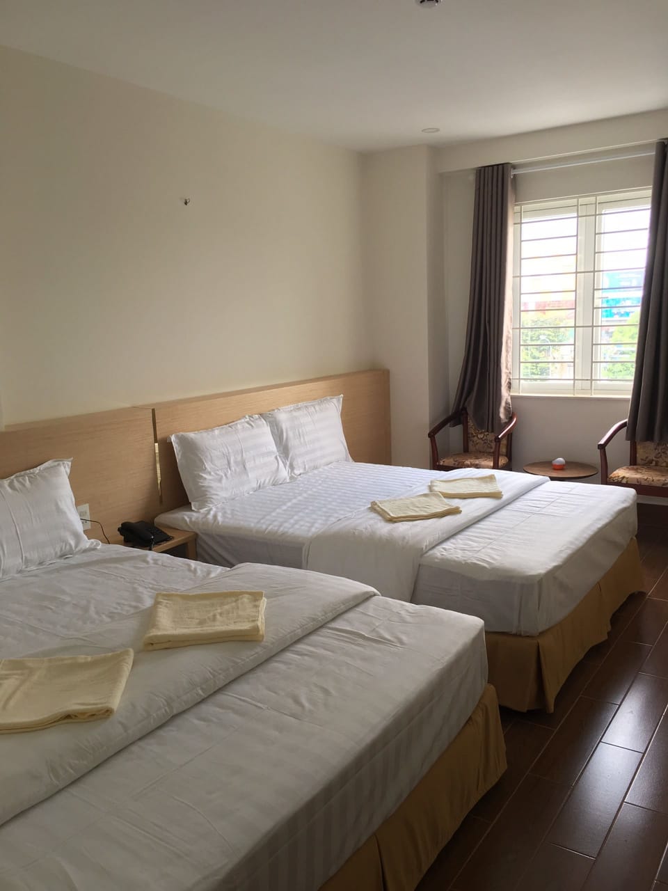 Standard Quadruple Room, 2 Queen Beds | Desk, free WiFi, bed sheets