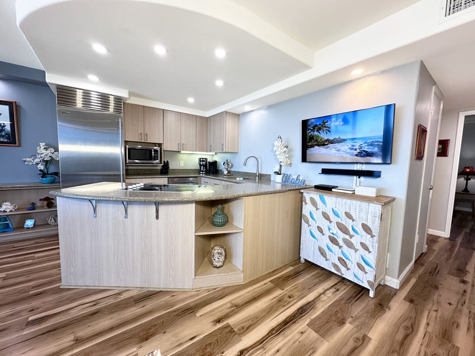 Enjoy entertaining your guests while preparing a delicious meal