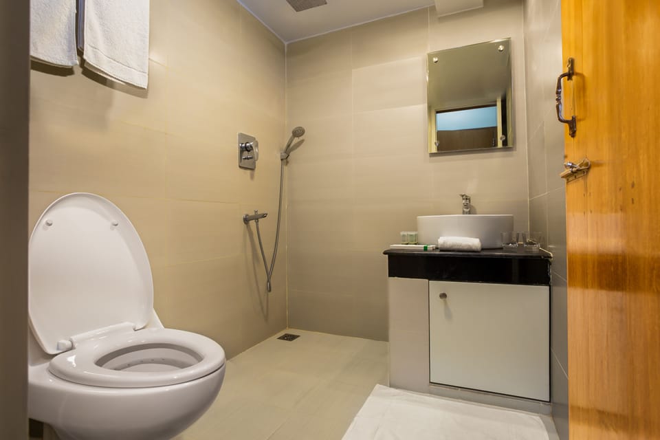 Deluxe Twin Room | Bathroom | Shower, free toiletries