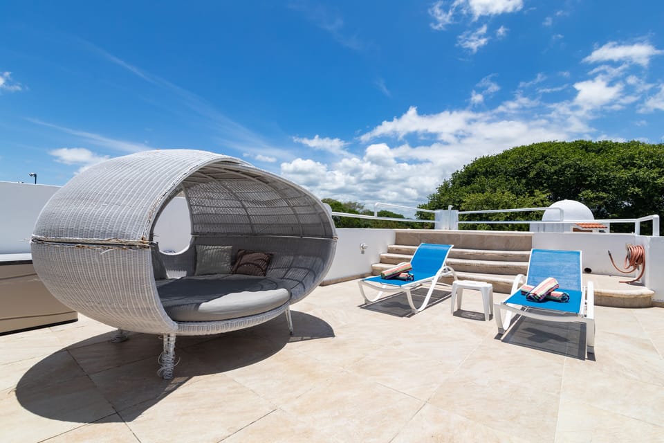 private rooftop terrace