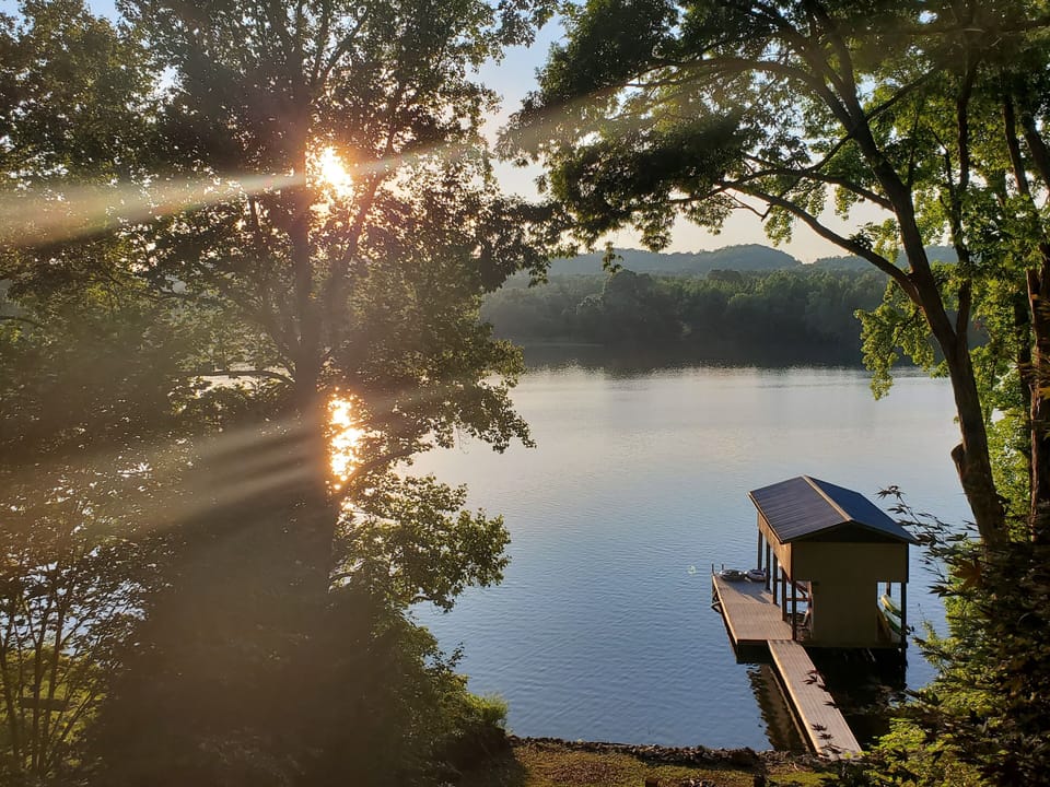 Ahhh.... your everyday view from the two porches.
