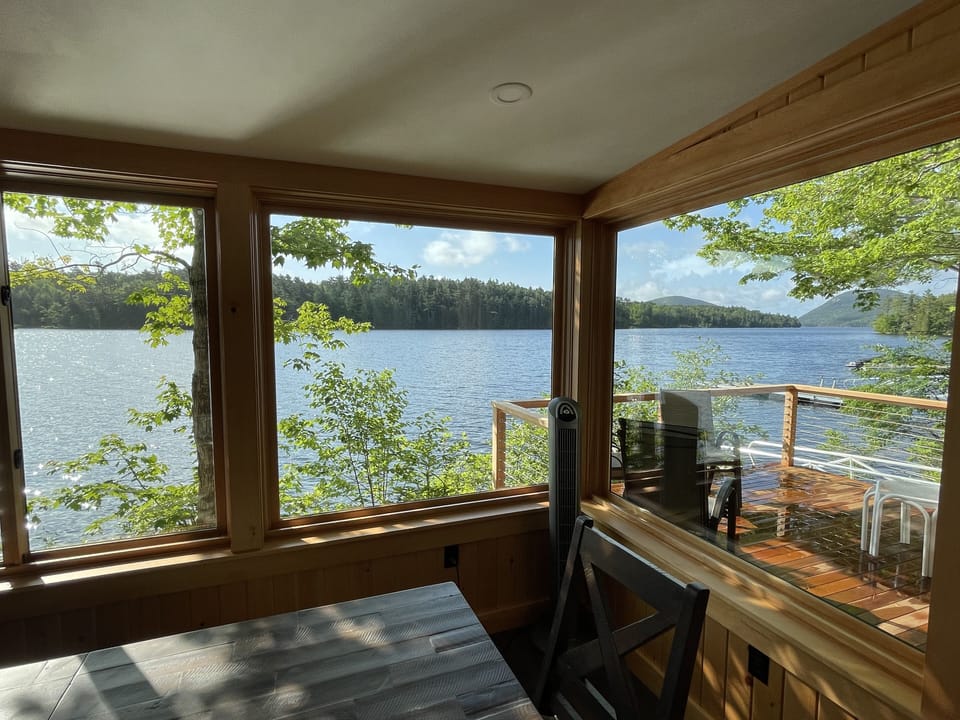 View from dining table