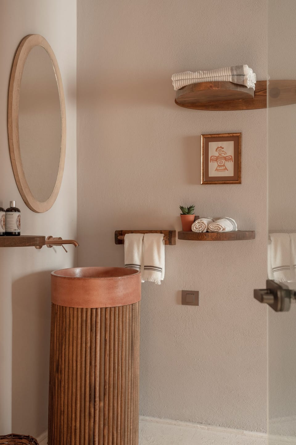 Room with Garden | Bathroom | Shower, rainfall showerhead, designer toiletries, hair dryer