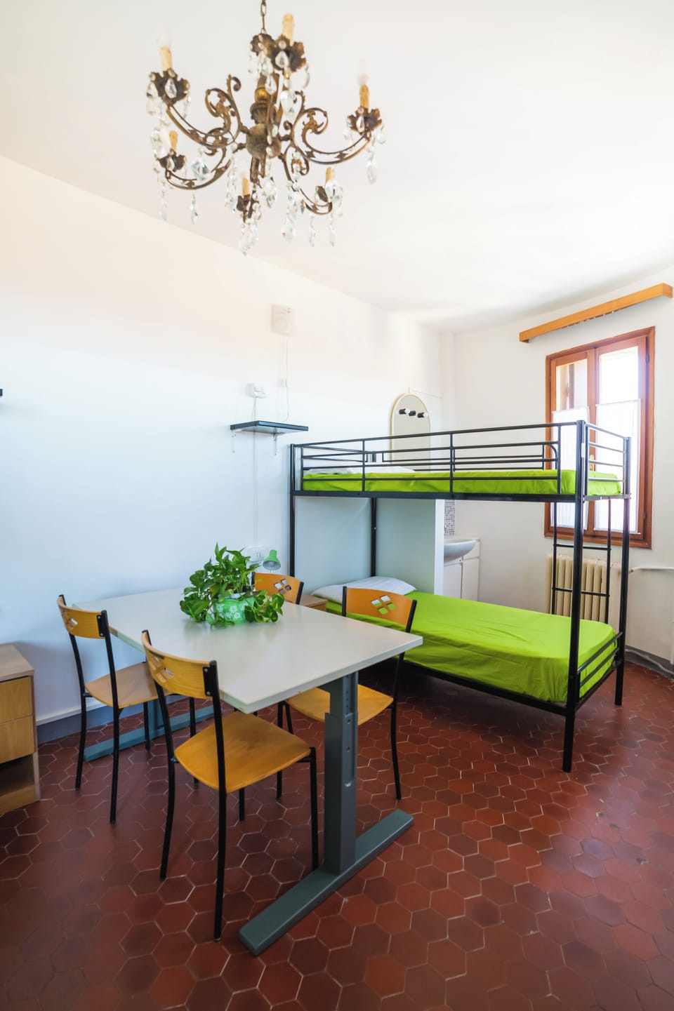 Desk, iron/ironing board (on request), WiFi (free), bed sheets