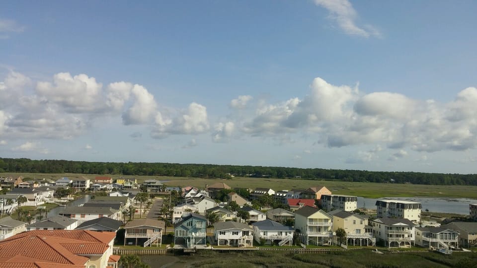The quaint town of Cherry Grove as seen from rear balcony.