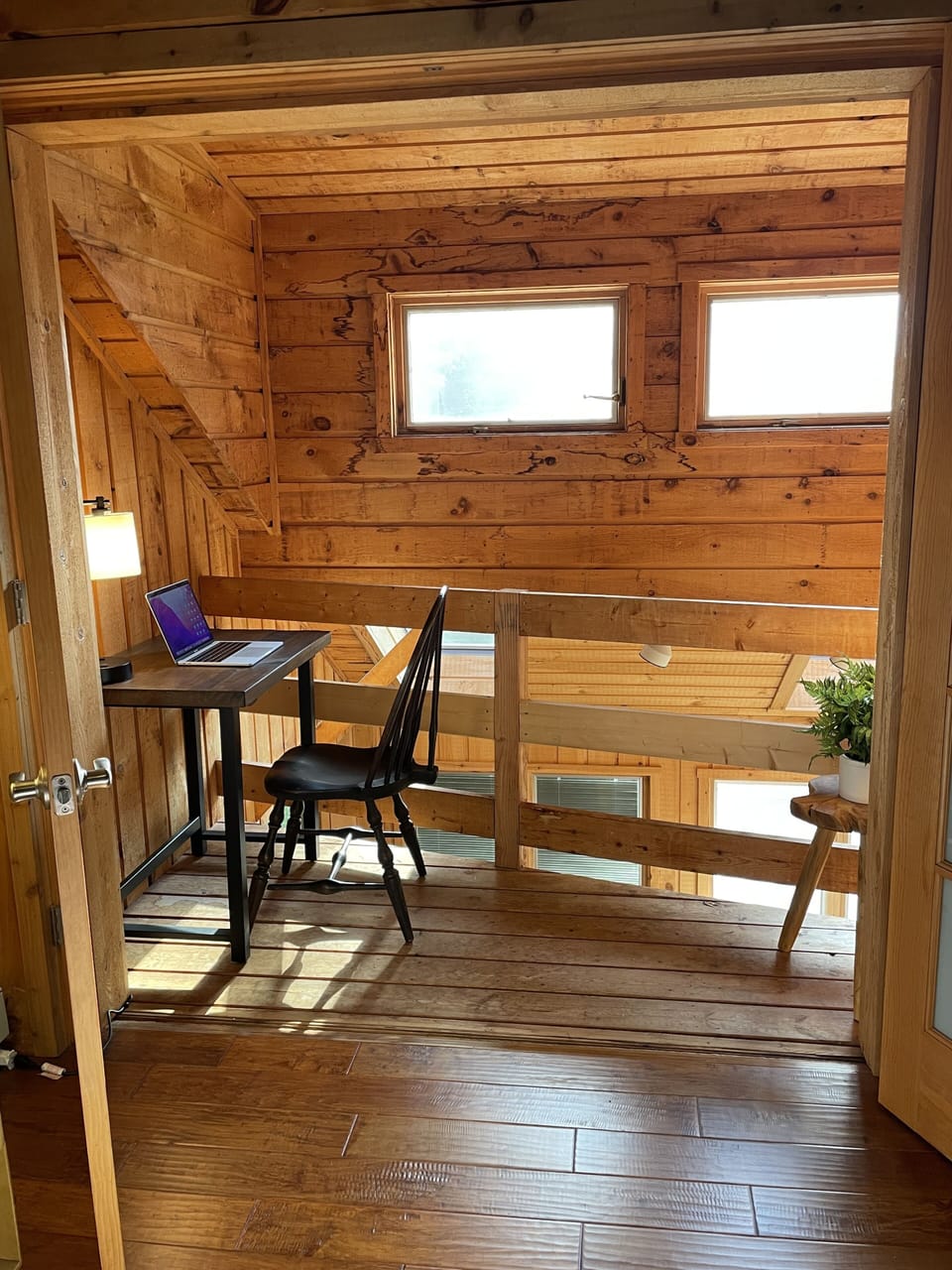 Small balcony off Master Bedroom #1 can be used as an office 
