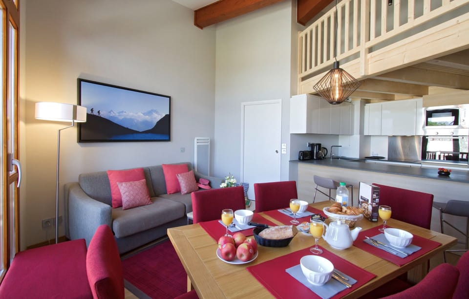 Relax in your duplex apartment.