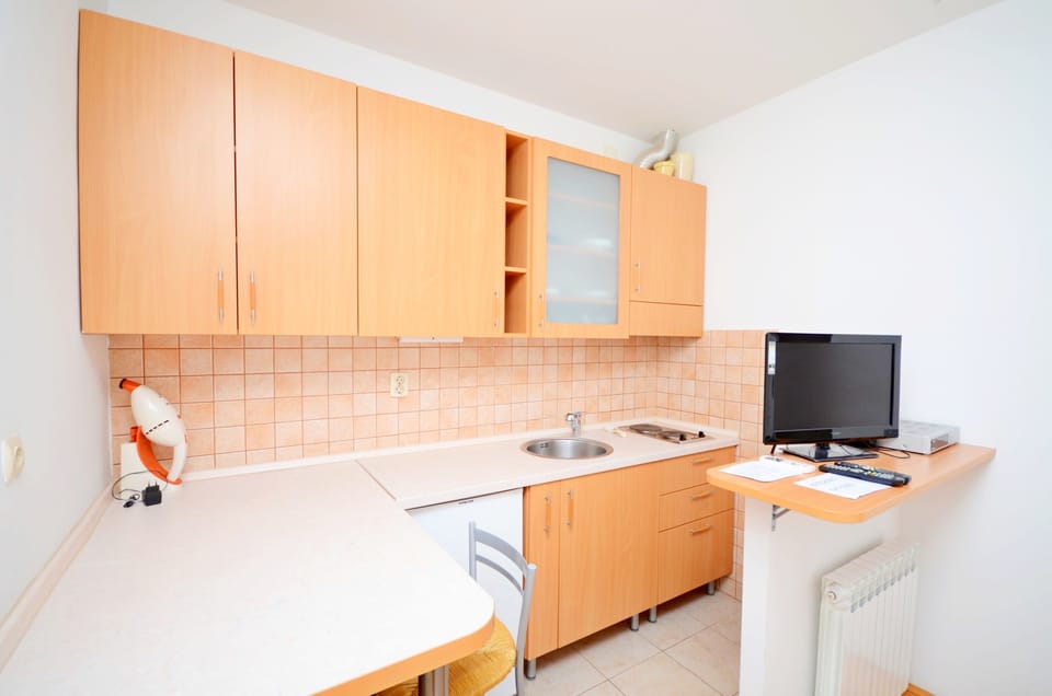 Studio (A1) | Private kitchen | Fridge, stovetop, cookware/dishes/utensils