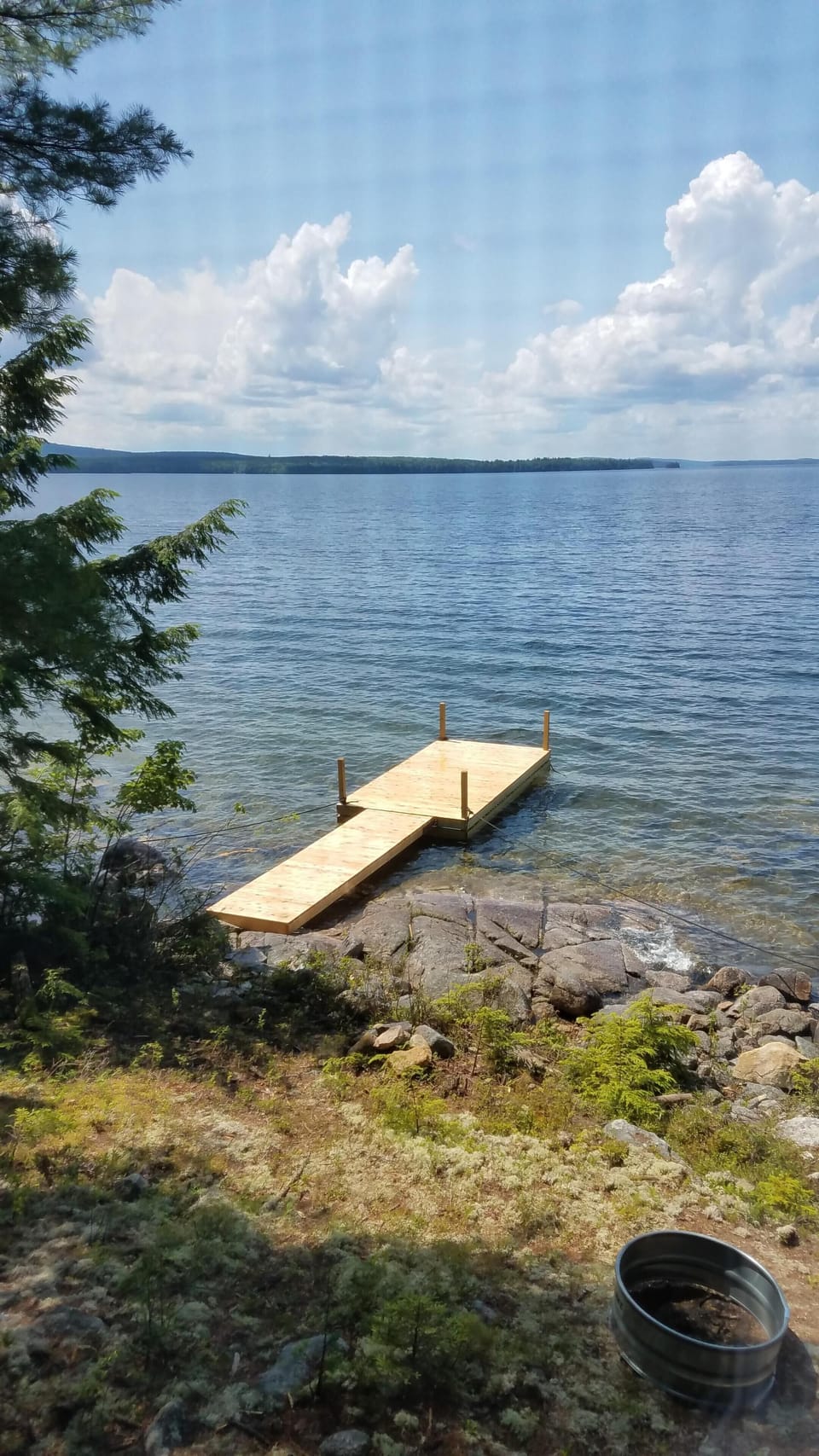 picture of the new dock just delivered