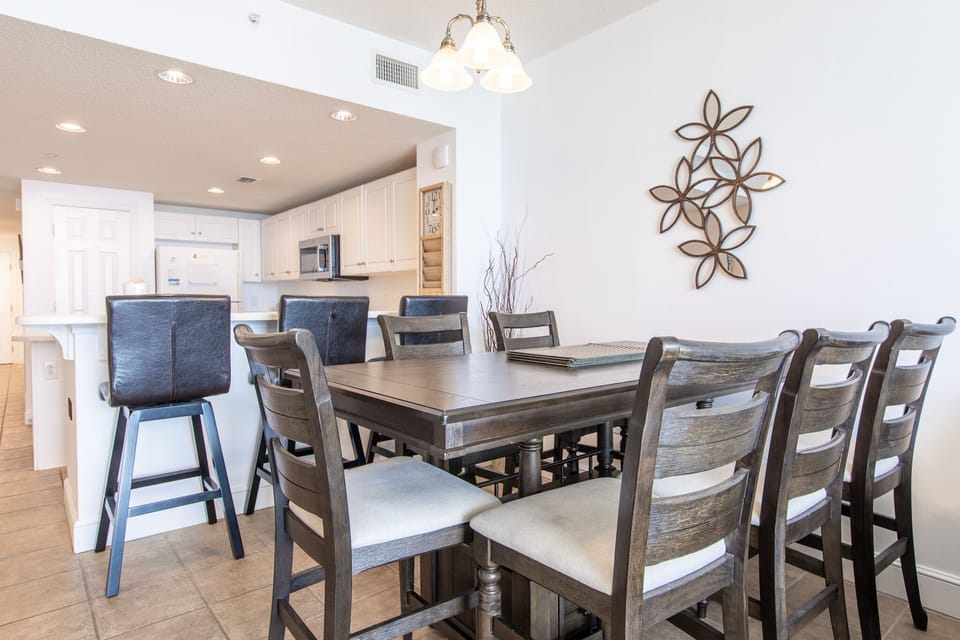 Dining table.