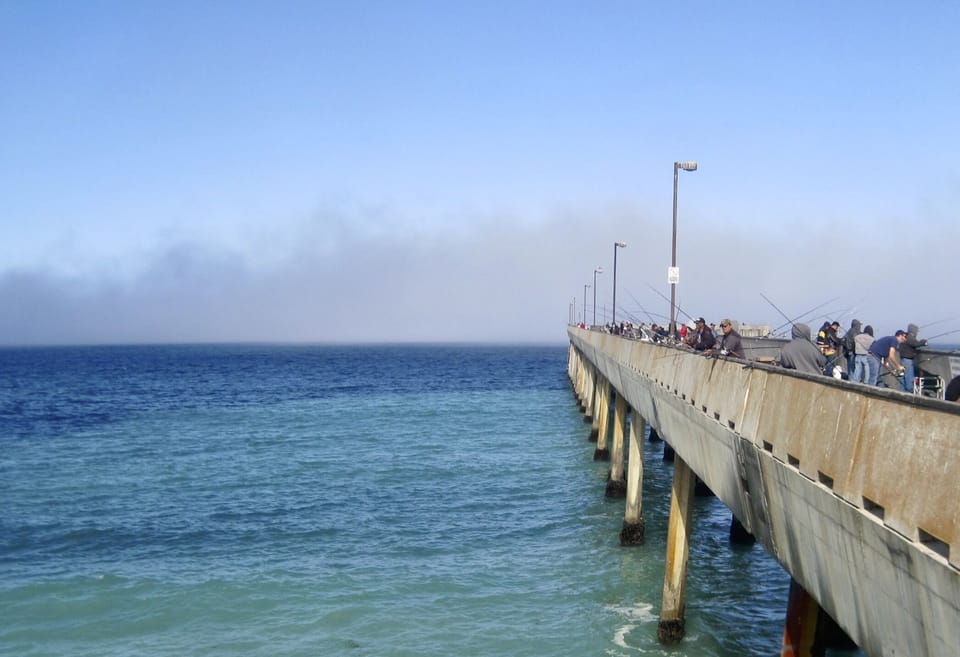 Pacifica pier is famous as one of the best fishing piers in Northern California!