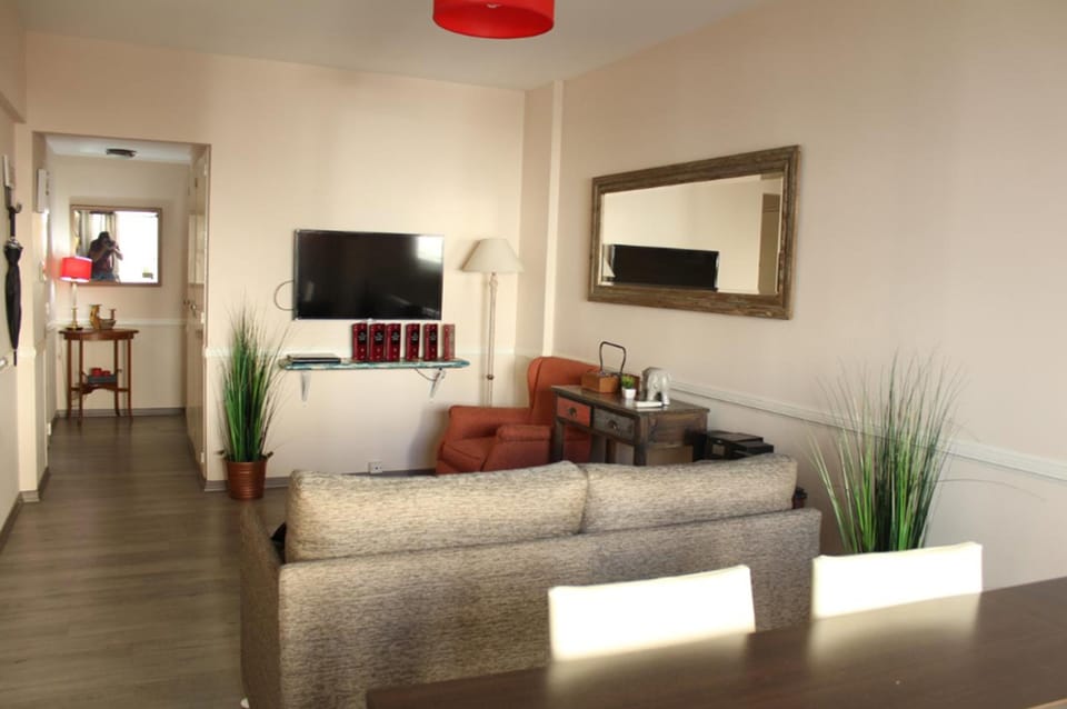 Apartment, Balcony | Living room | Flat-screen TV