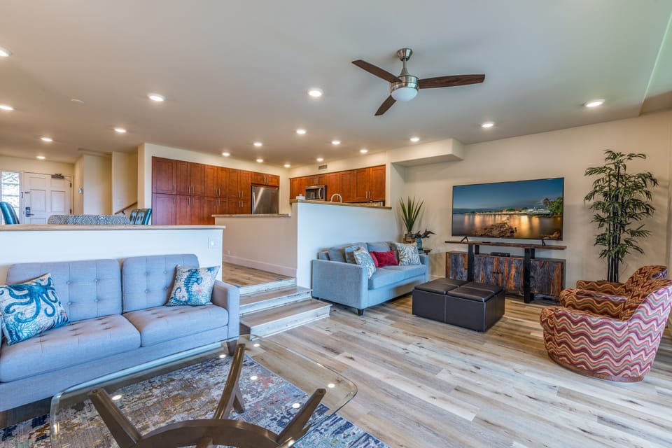 spacious open-concept flow