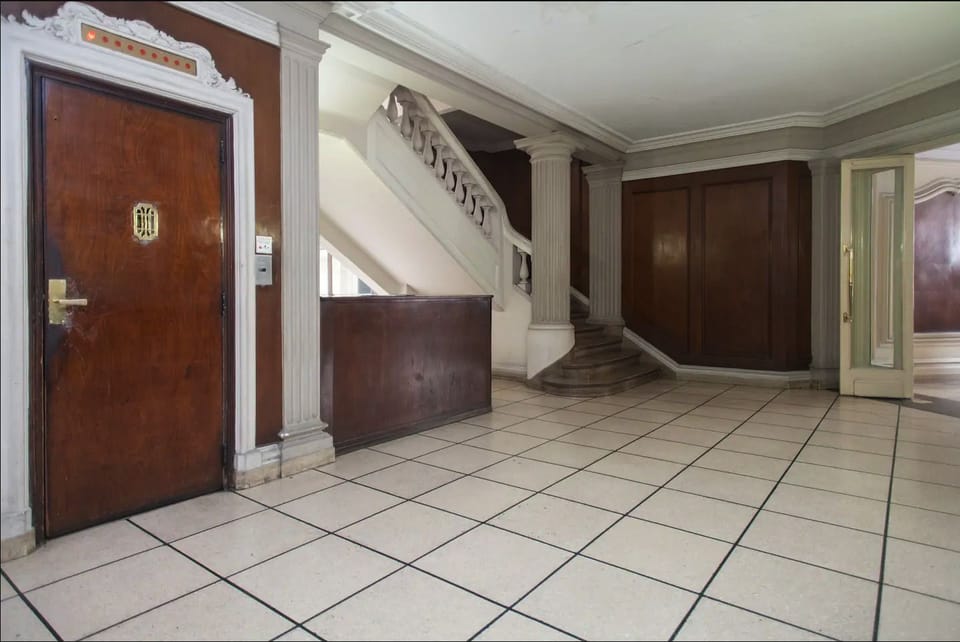 Interior entrance