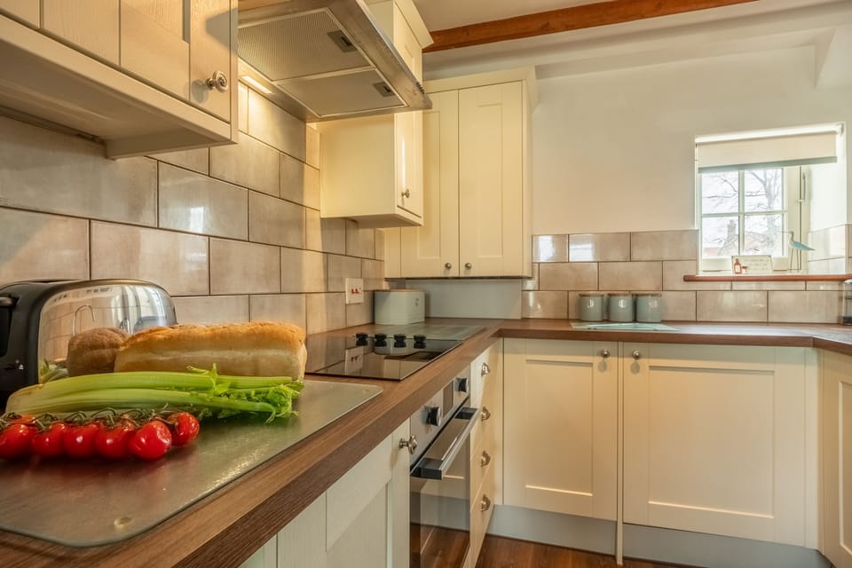Ground floor: The well-equipped kitchen