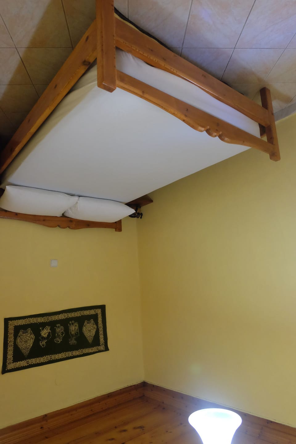 Bedroom with double bed.