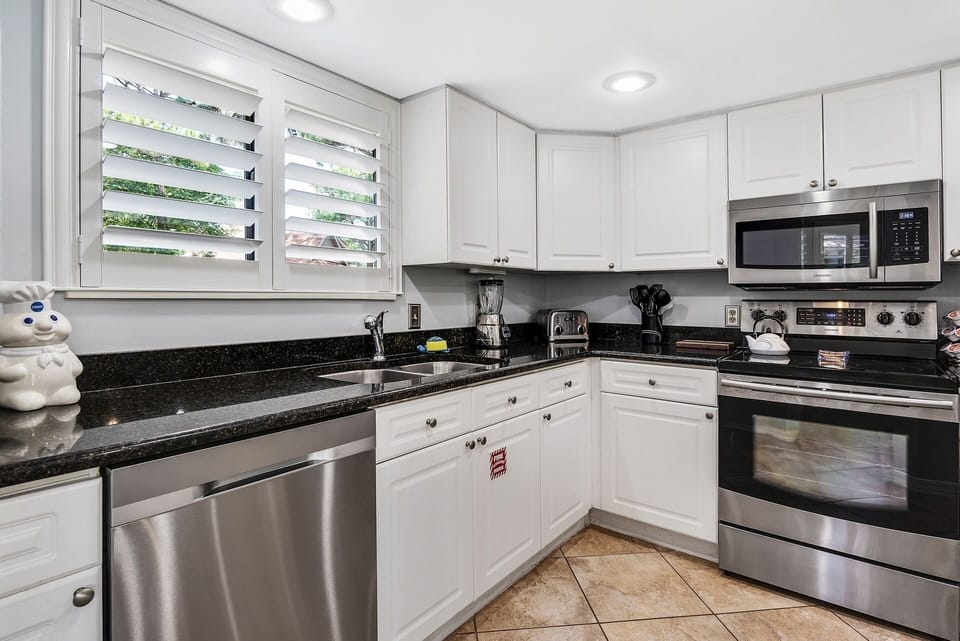 Kitchen with lots of cabinet space