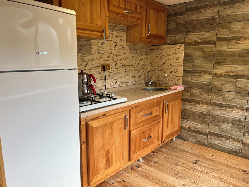 Family Bungalow, 3 Bedrooms, Kitchen, River View | Private kitchen