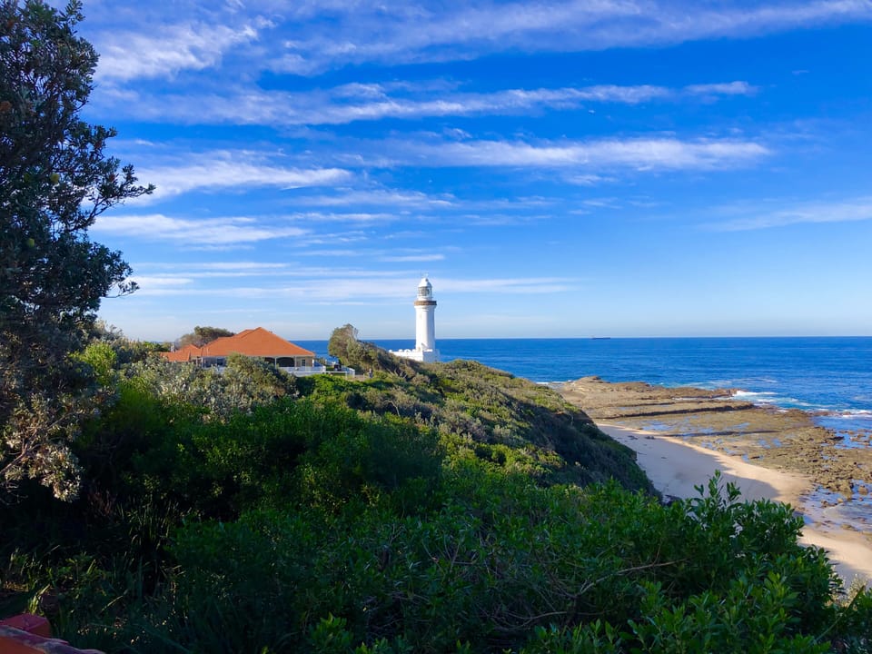 Norah Head Light House 1.5km, 15 minute walk
