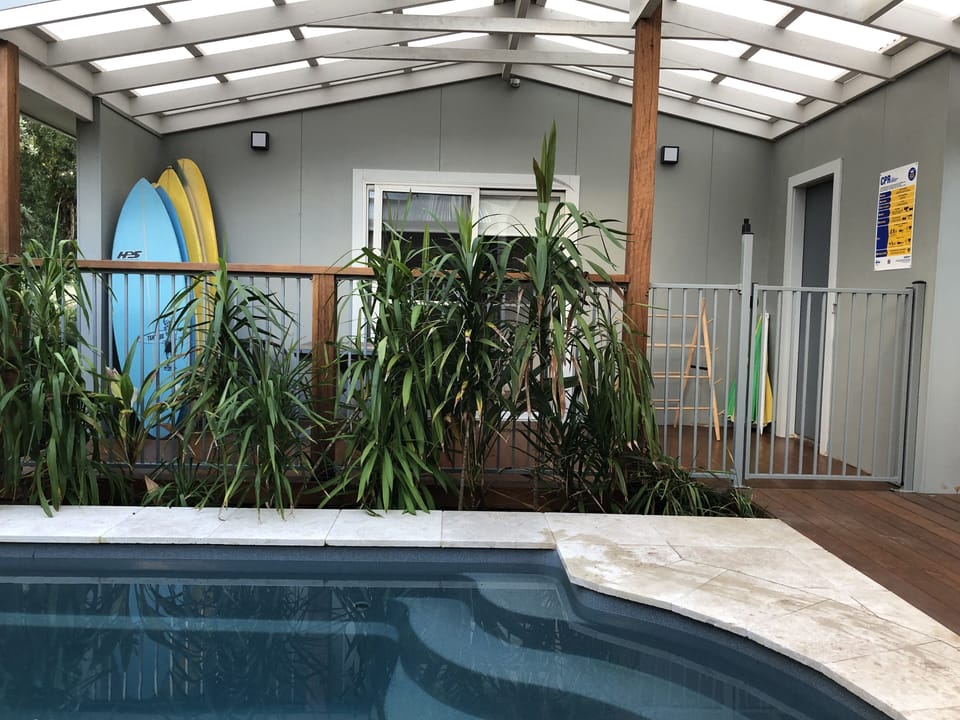 Pool  and rear deck 