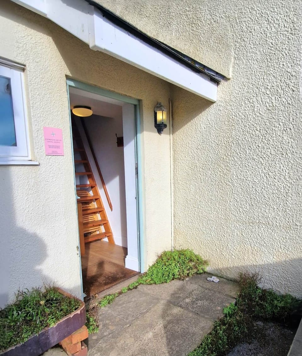 Front entrance with off road parking space directly outside front door for one car