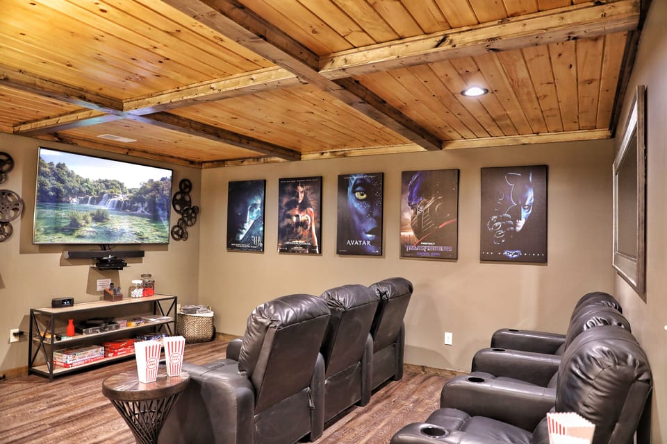 Enjoy the comfortable theater seating!