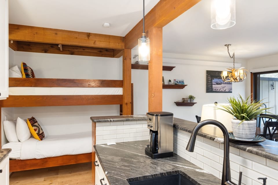 Bunk Beds off Kitchen