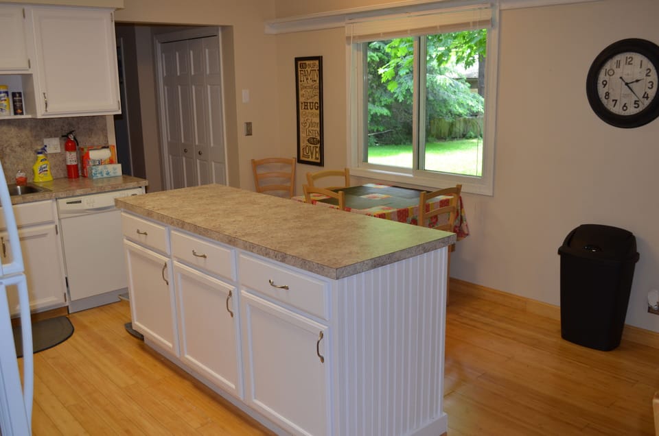 Kitchen with kids table