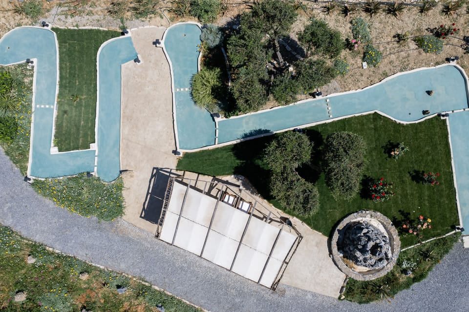 Private mini golf court