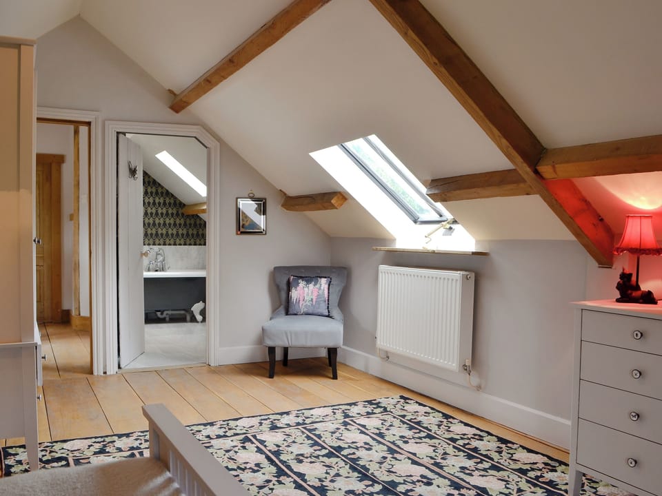 Comfortable double bedroom | The Old Cider Mill, Erwood, near Brecon
