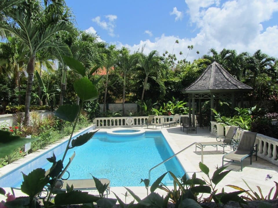 Pool with spa pool 