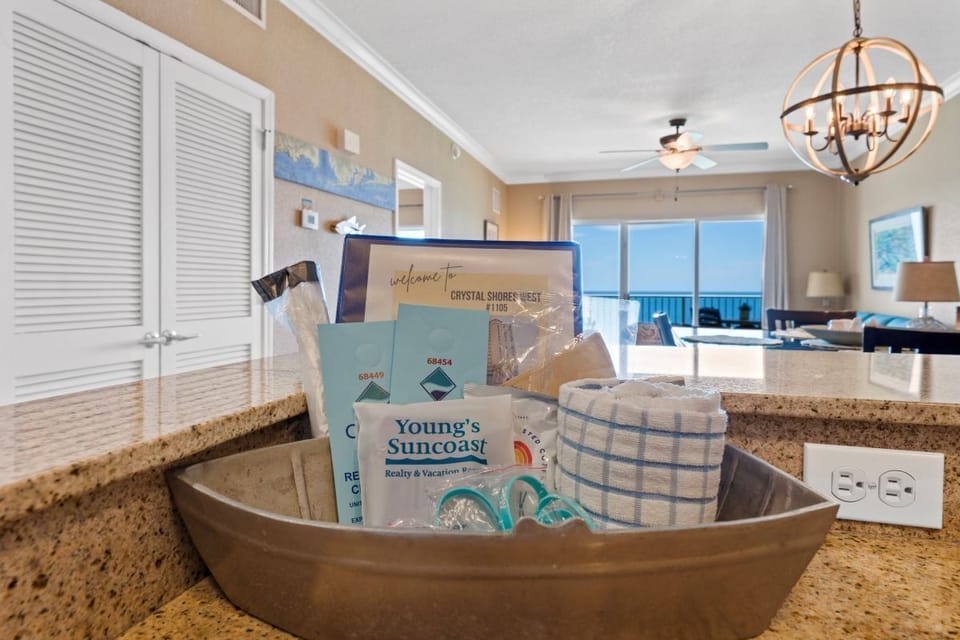 Crystal Shores West 1105 Kitchen Amenity Package