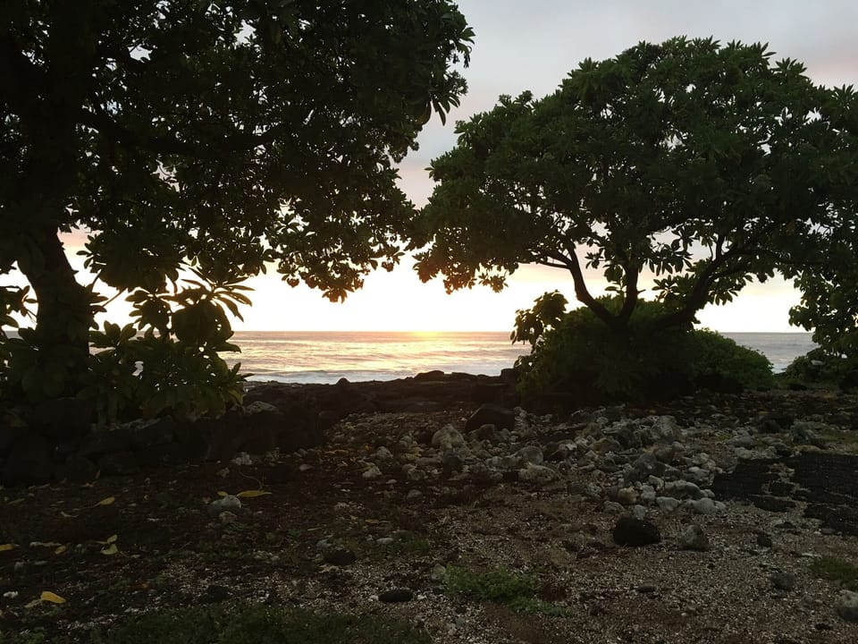 A favorite spot down the street, beautiful view and sunset 