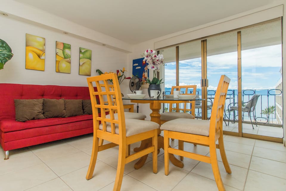 dining room and living room